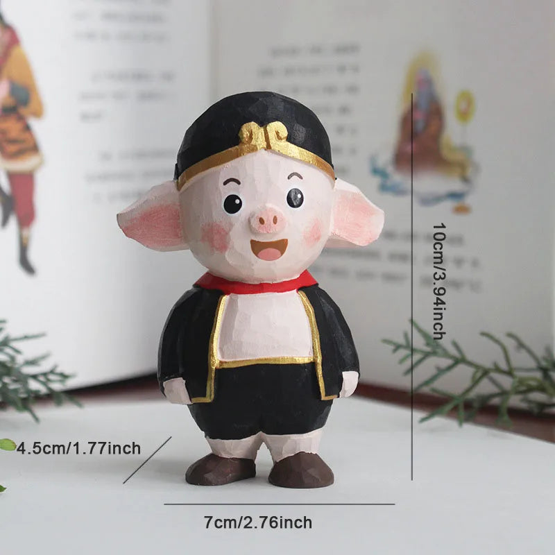 Tượng Gỗ Điêu Khắc Thủ Công Hình Động Vật