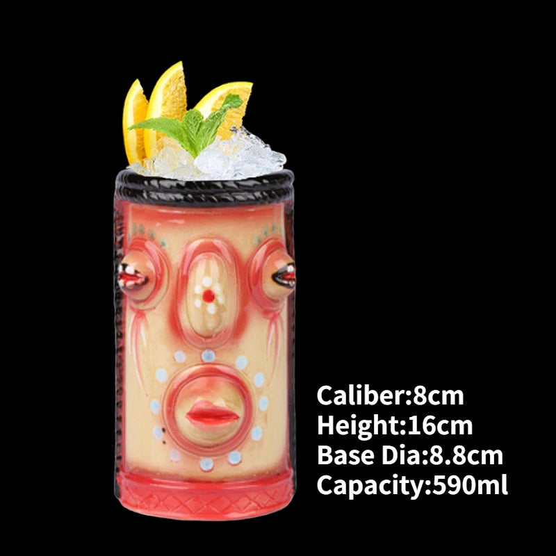 Ly Sứ Tiki Mug Moai