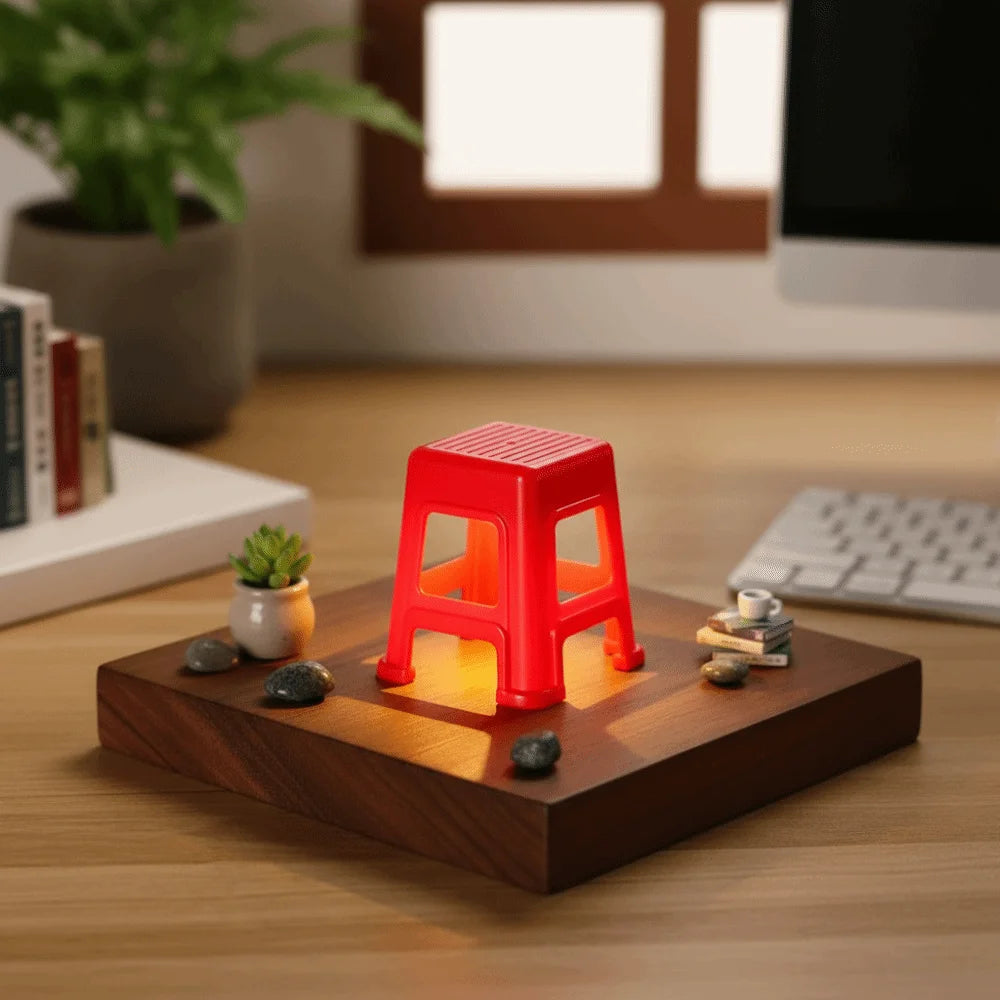 Đèn Ngủ LED Hình Ghế Đẩu Mini