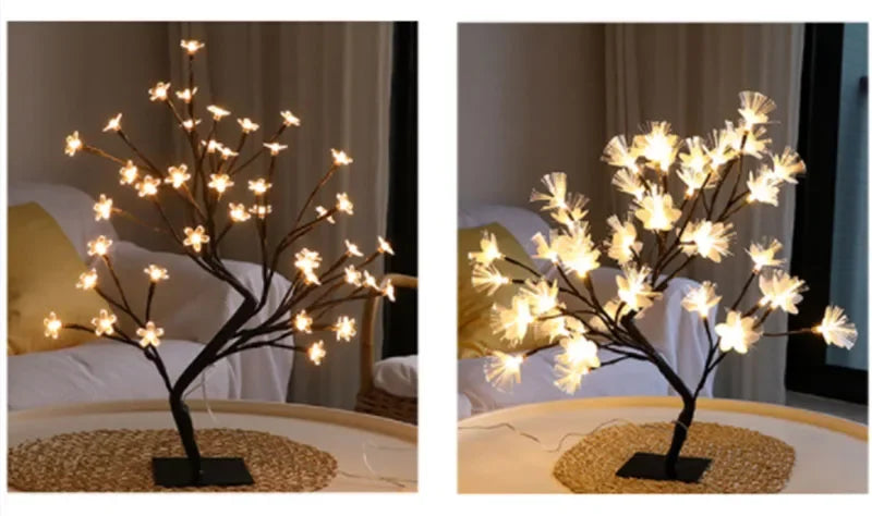 Đèn Bàn Cây Hoa Cổ Tích 24 LED