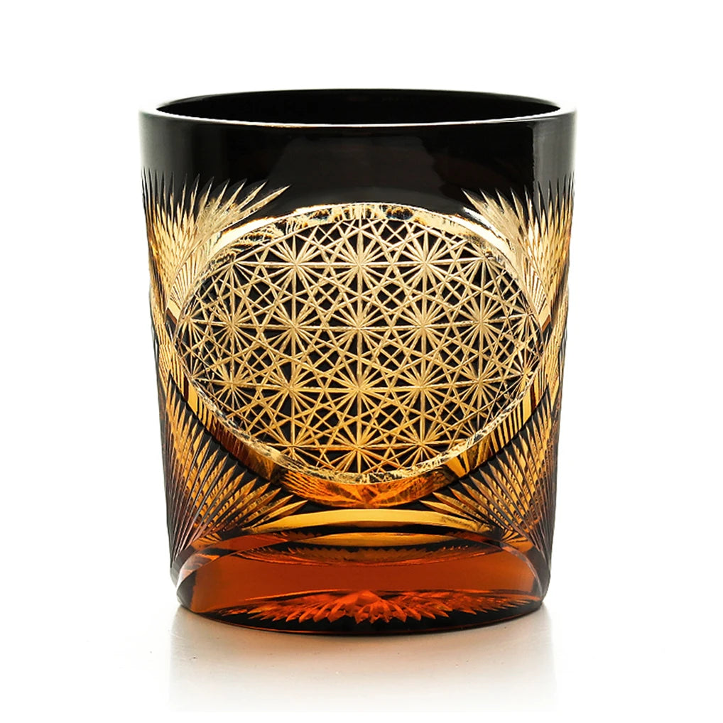 Ly Thủy Tinh Whiskey Edo Kiriko