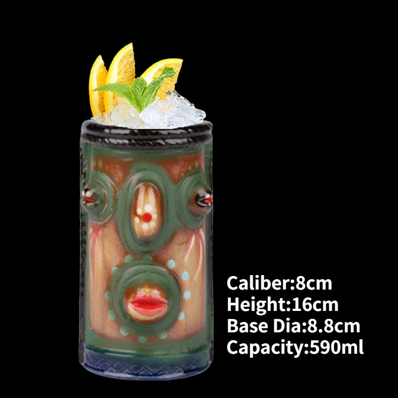 Ly Sứ Tiki Mug Moai