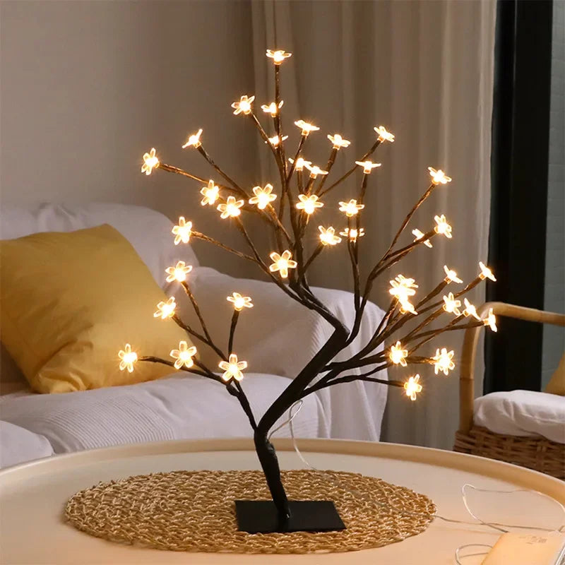 Đèn Bàn Cây Hoa Cổ Tích 24 LED