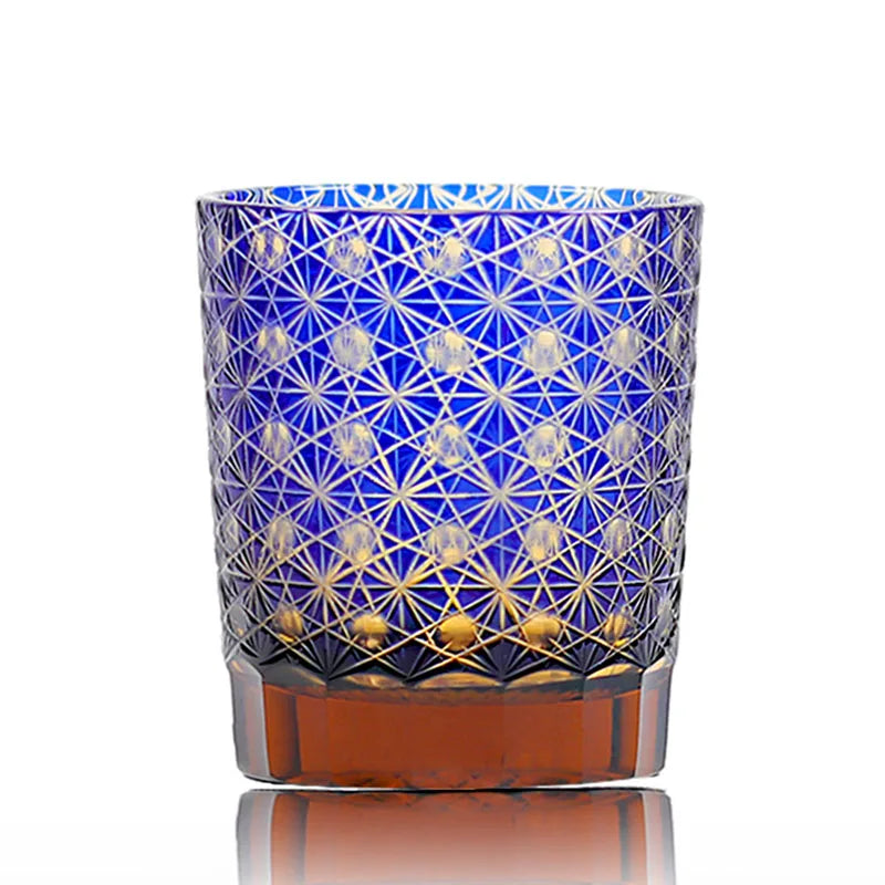 Ly Whisky Thủy Tinh Màu Hổ Phách