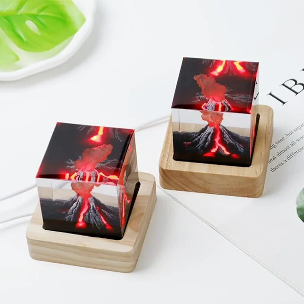 Đèn Ngủ 3D Núi Lửa Phun Trào