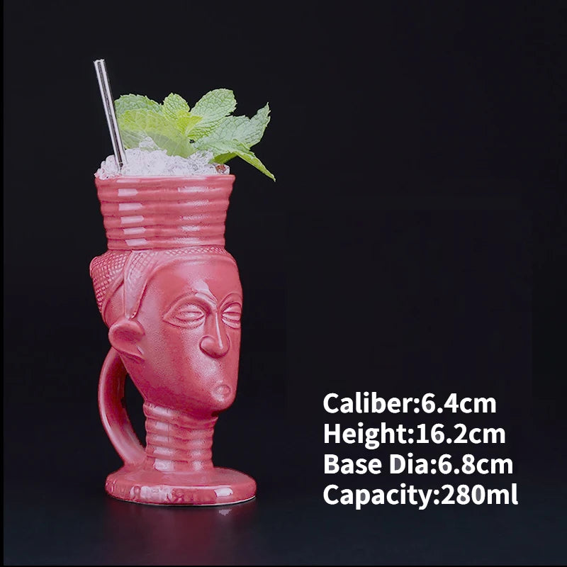 Ly Sứ Tiki Mug Moai