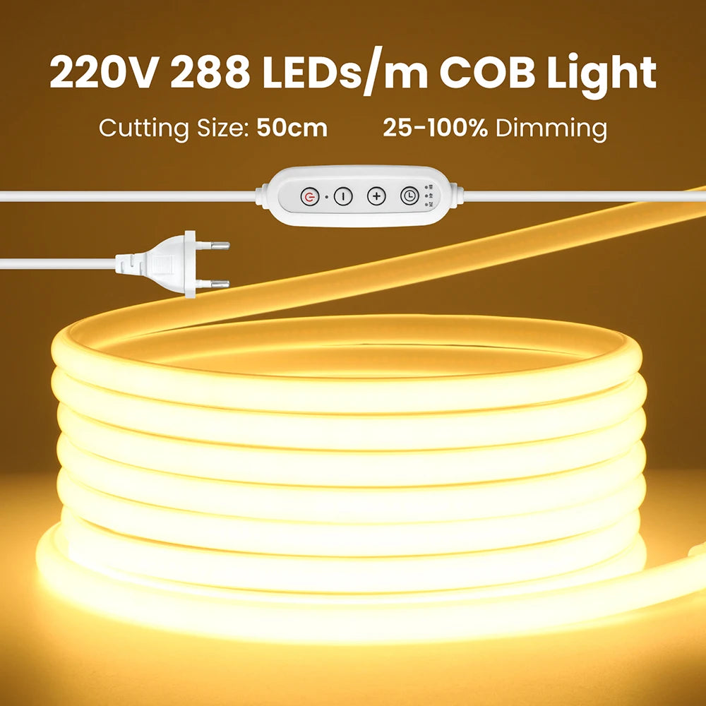 Đèn LED COB Neon Dây Linh Hoạt