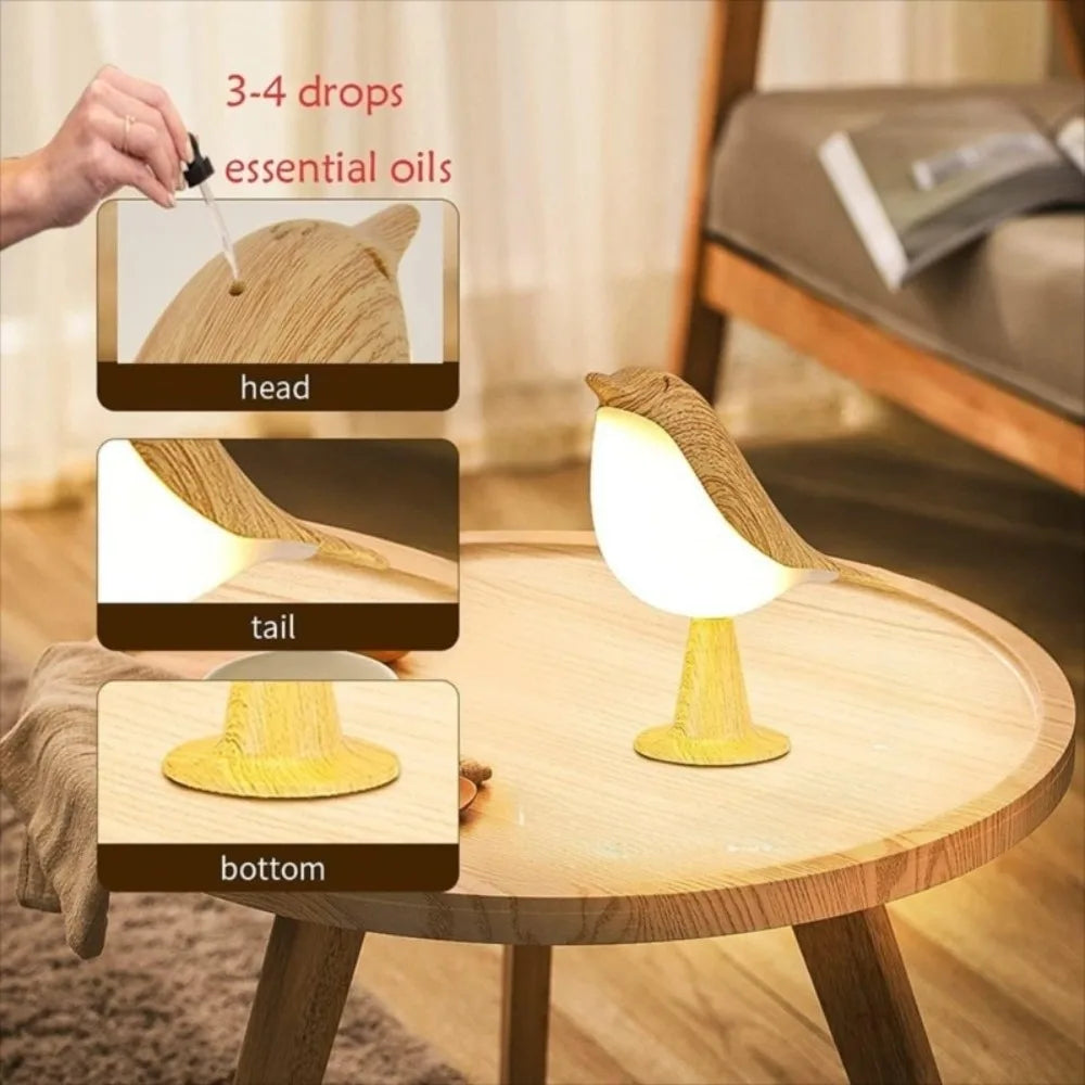 Đèn Ngủ Hình Chim Cảm Ứng