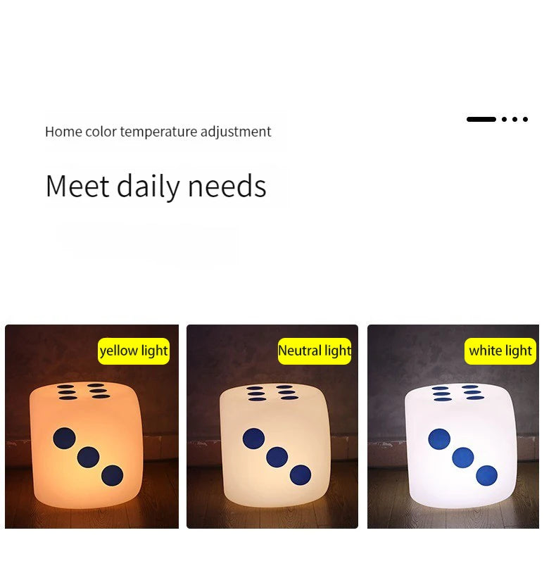Đèn LED Hình Khối Xúc Xắc