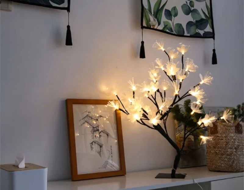 Đèn Bàn Cây Hoa Cổ Tích 24 LED