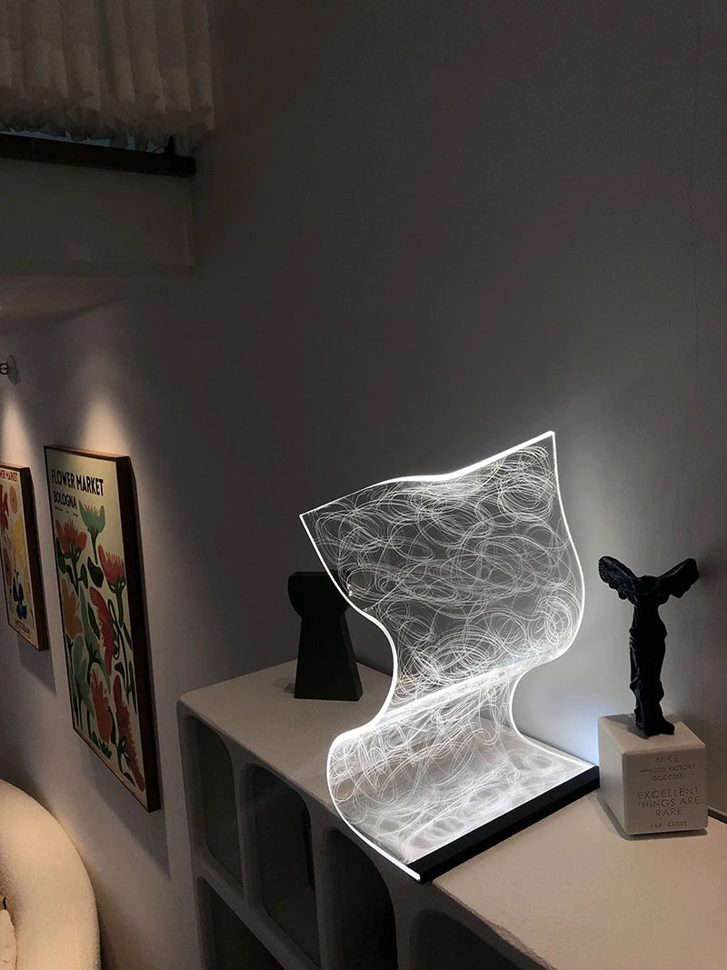 Đèn Bàn LED Acrylic