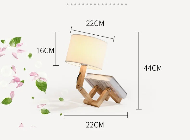 Đèn Bàn Hình Robot Có Thể Điều Chỉnh