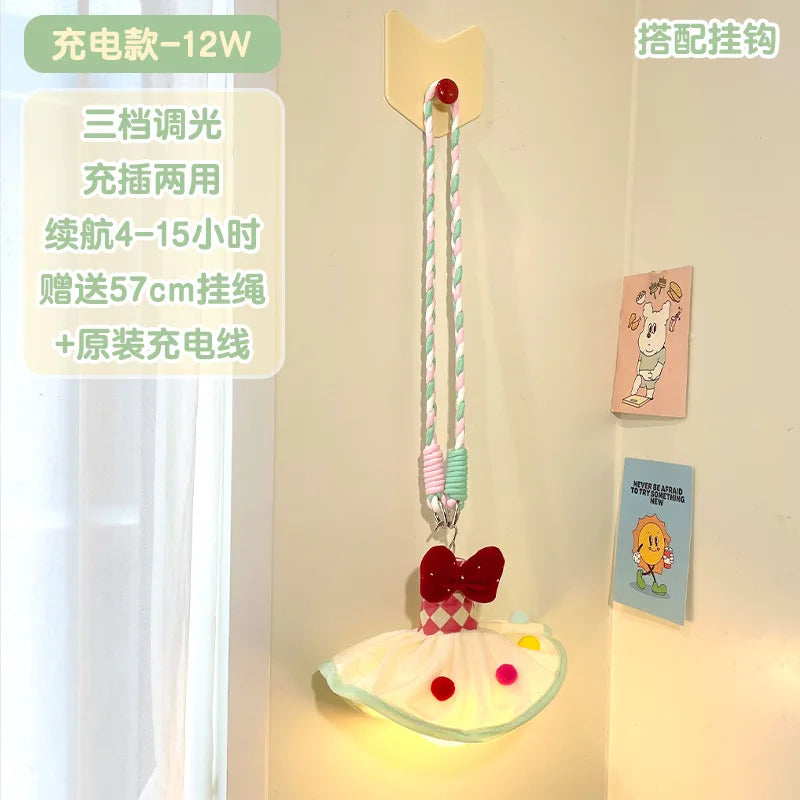 Đèn Ngủ Treo Tường Decor Hình Váy Công Chúa