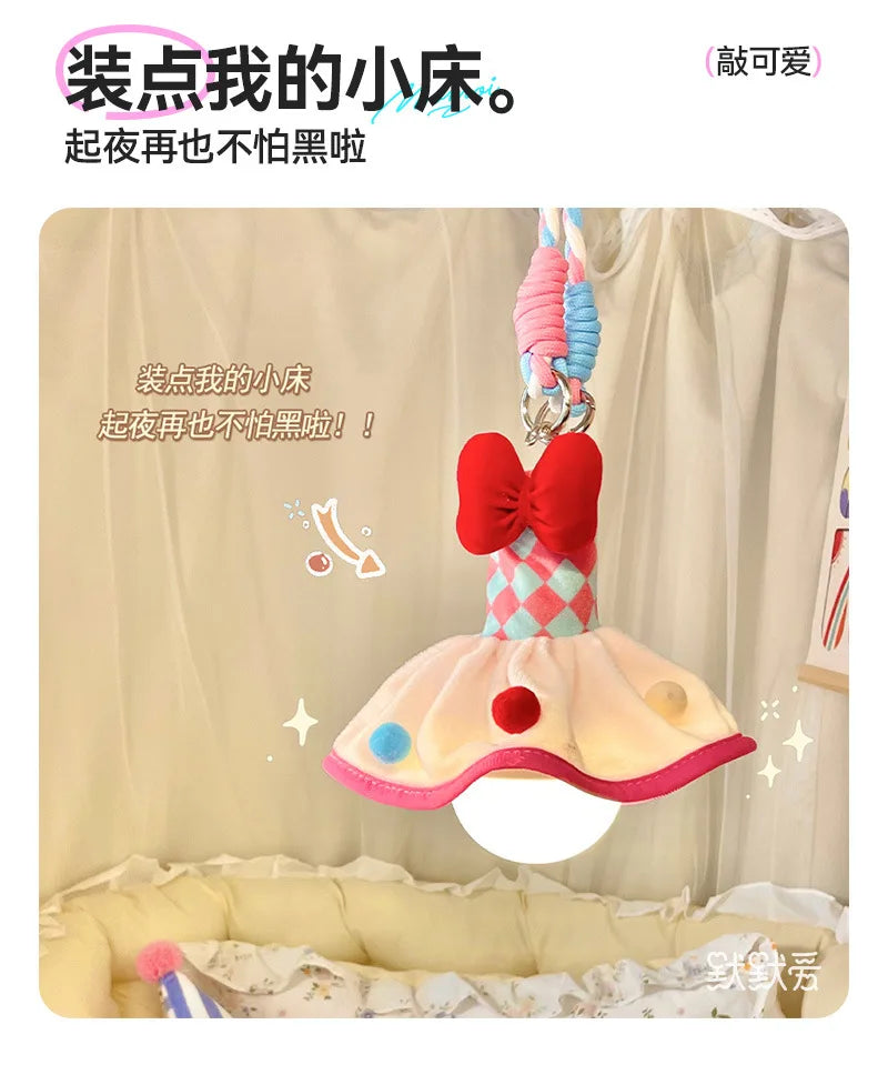 Đèn Ngủ Treo Tường Decor Hình Váy Công Chúa