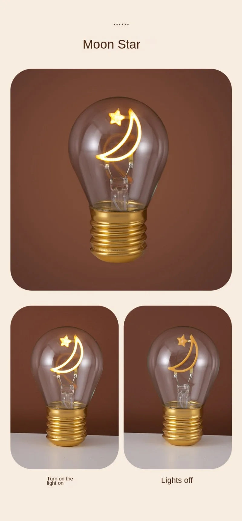 Đèn Led Edison Vintage Tích Điện