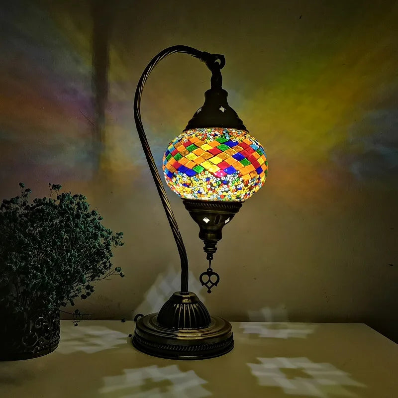 Bộ Nguyên Liệu Tự Làm Đèn Bàn Khảm Mosaic