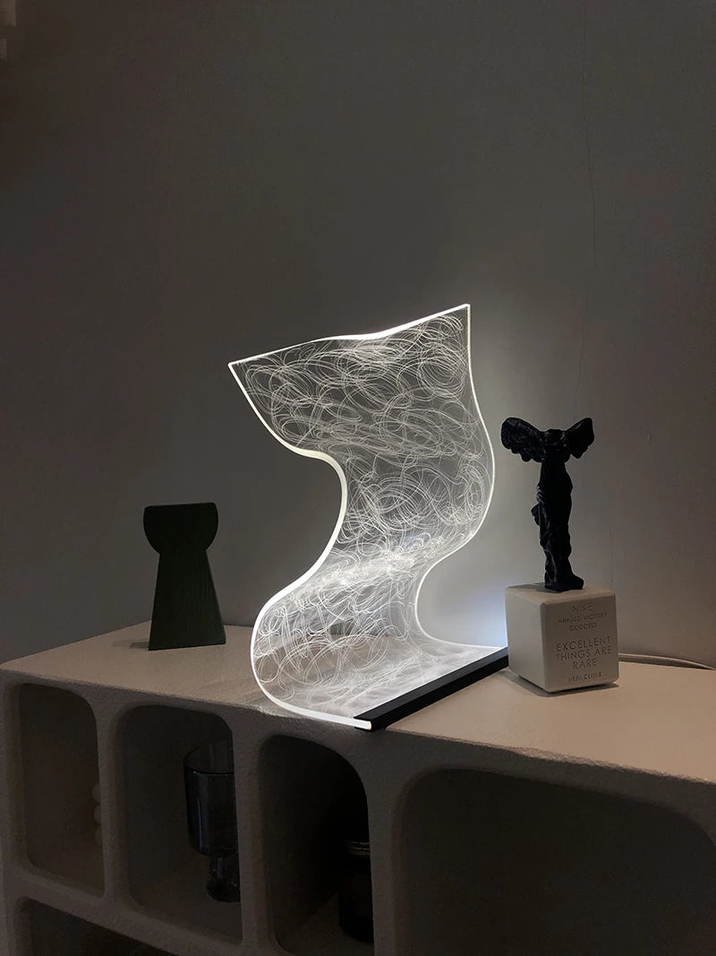 Đèn Bàn LED Acrylic
