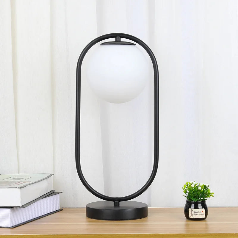 Đèn Bàn LED Bóng Thủy Tinh