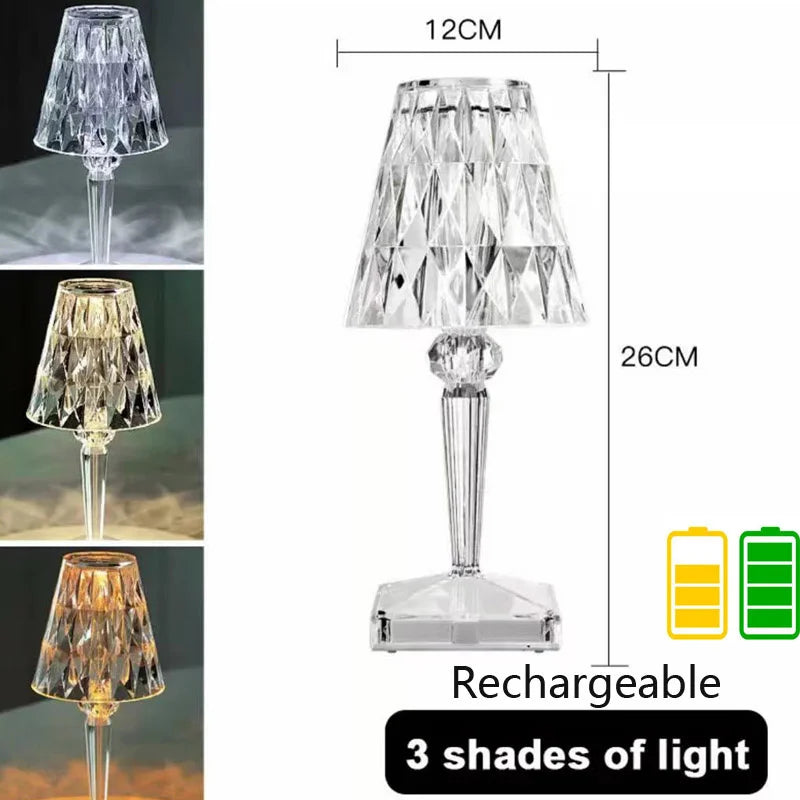 Đèn Bàn LED Hình Vòng Tròn