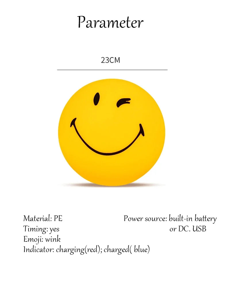 Đèn Ngủ Mặt Cười Wink Sphere