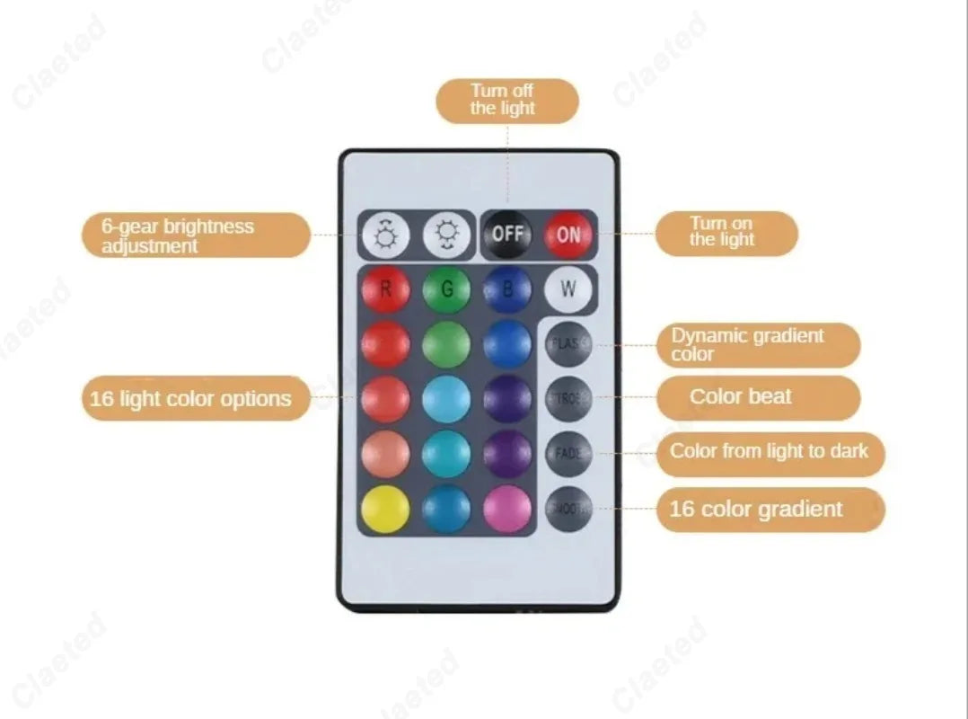 Đèn Bàn LED Điều Khiển Từ Xa