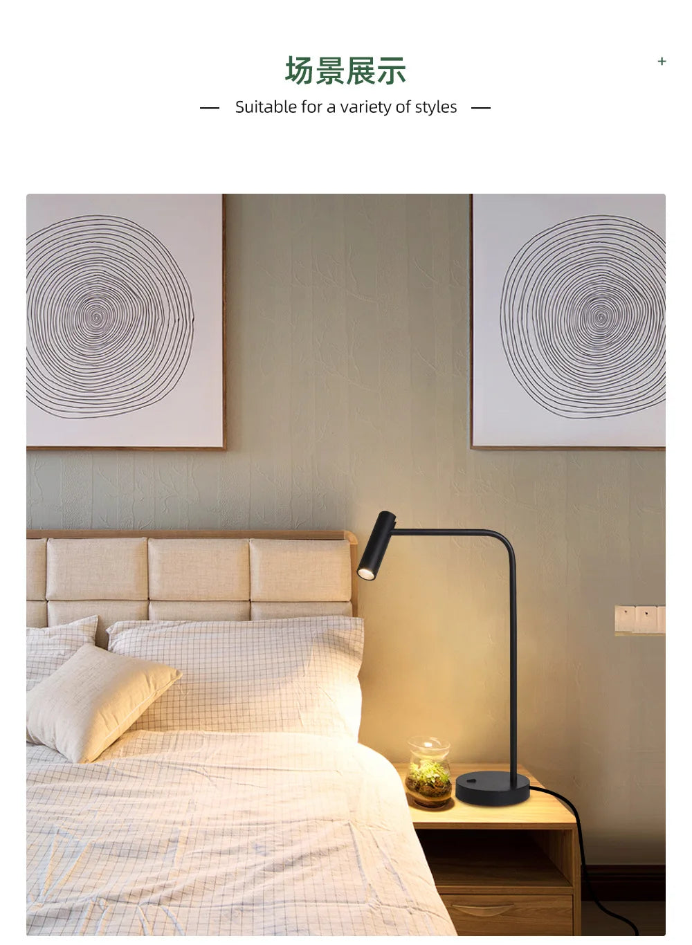 Đèn Bàn LED Bắc Âu