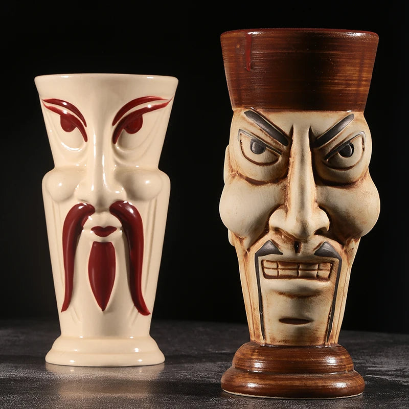Ly Sứ Tiki Mug Moai
