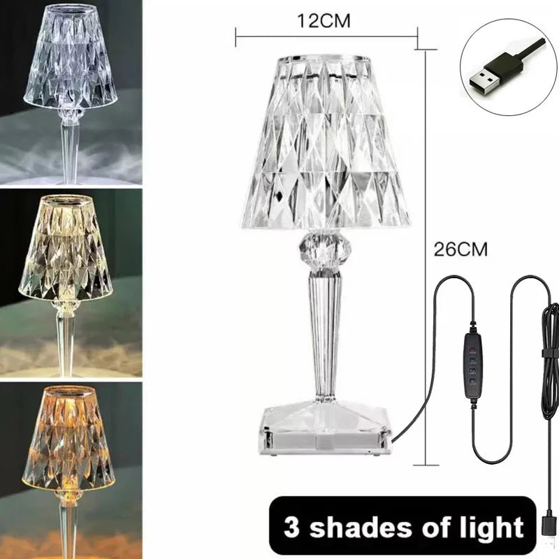 Đèn Bàn LED Hình Vòng Tròn