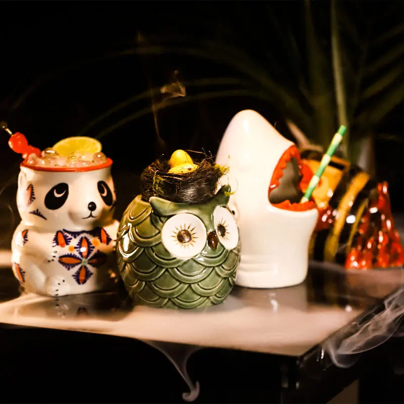 Ly Sứ Tiki Mug Moai