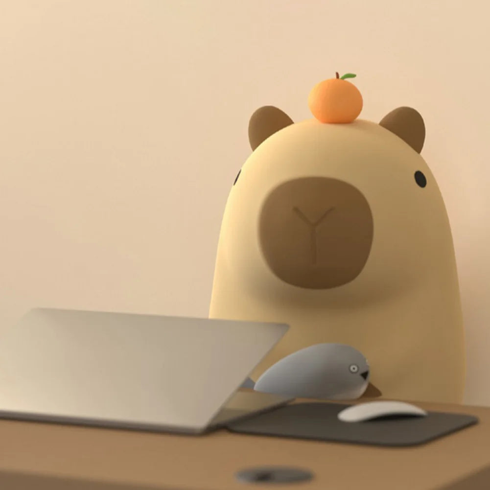 Đèn Ngủ Capybara Silicone