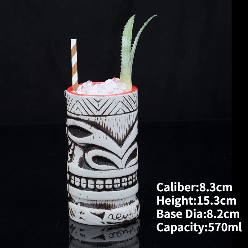 Ly Sứ Tiki Mug Moai