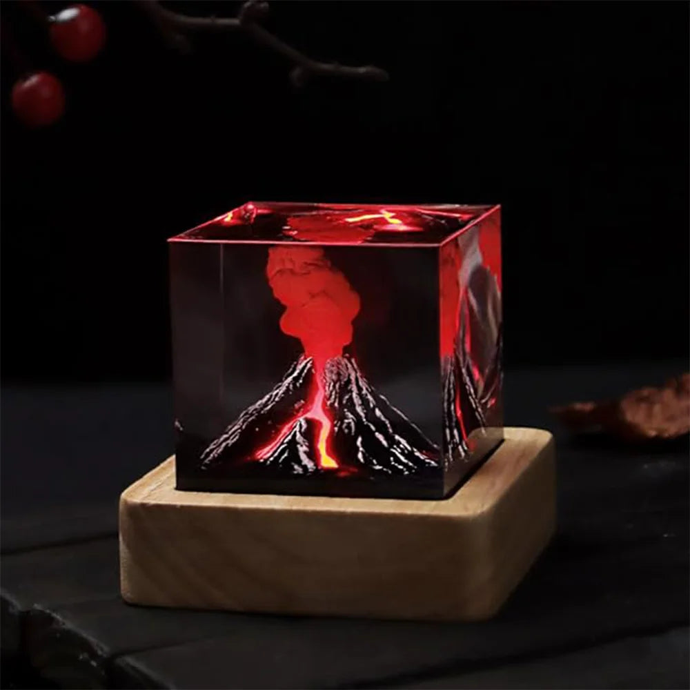Đèn Ngủ 3D Núi Lửa Phun Trào