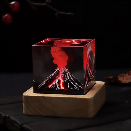 Đèn Ngủ 3D Núi Lửa Phun Trào