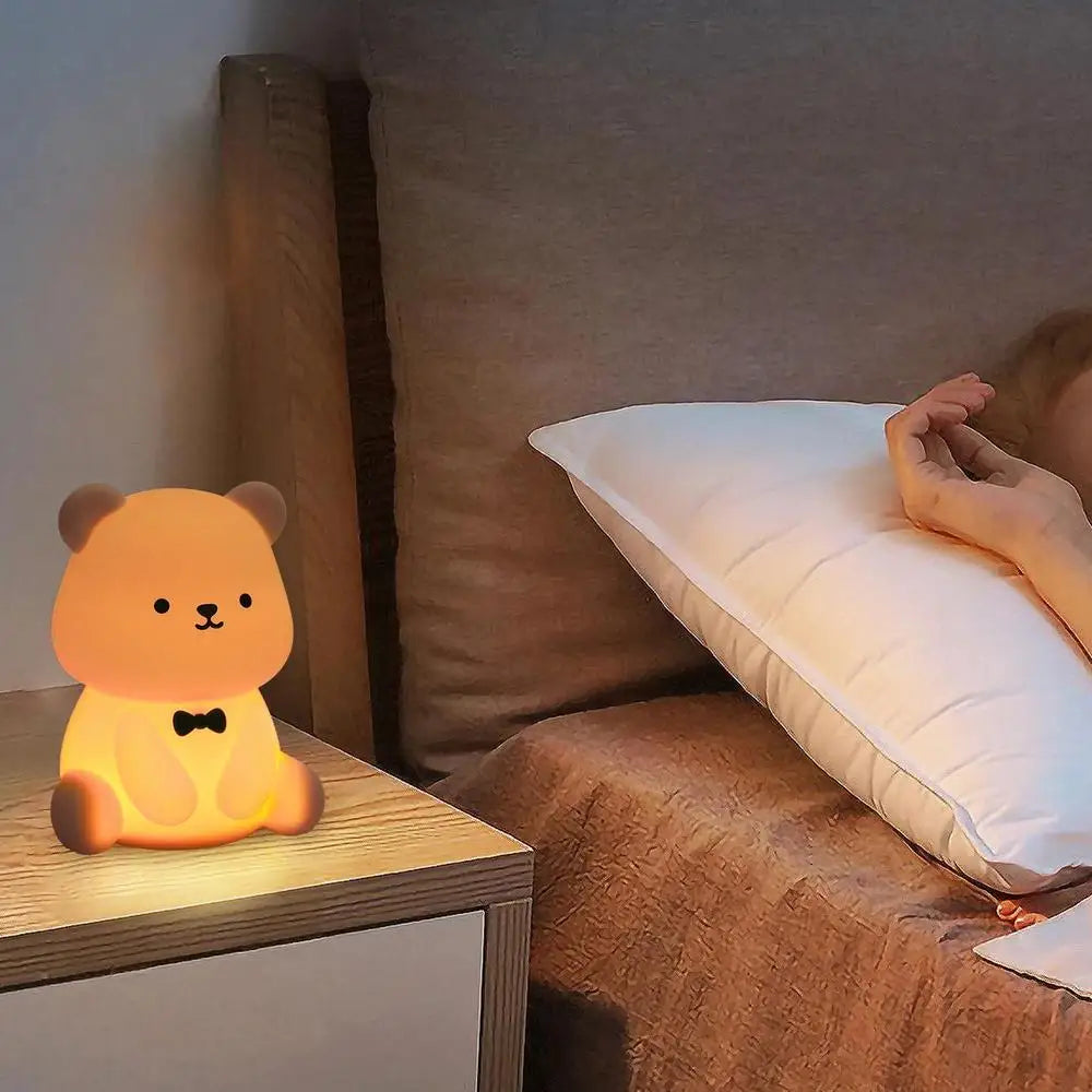 Đèn Ngủ Gấu Silicone