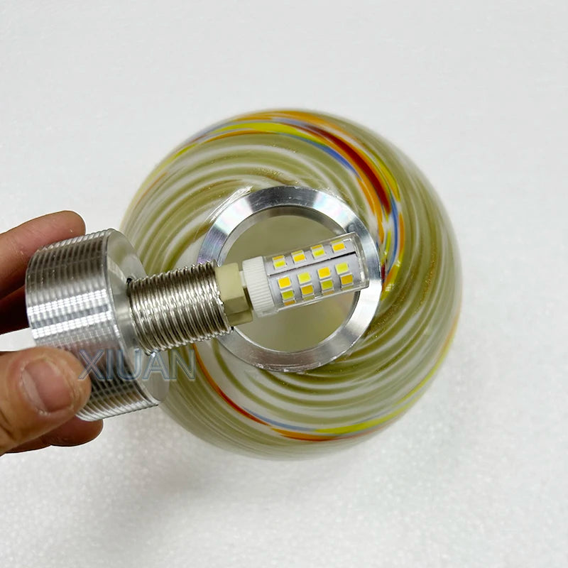 Đèn Tường Kính Màu Hình Cầu