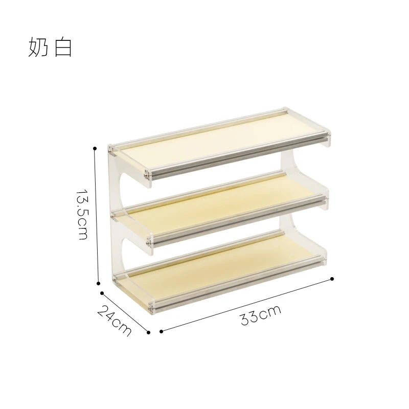 Kệ Lưu Trữ Acrylic Ba Tầng