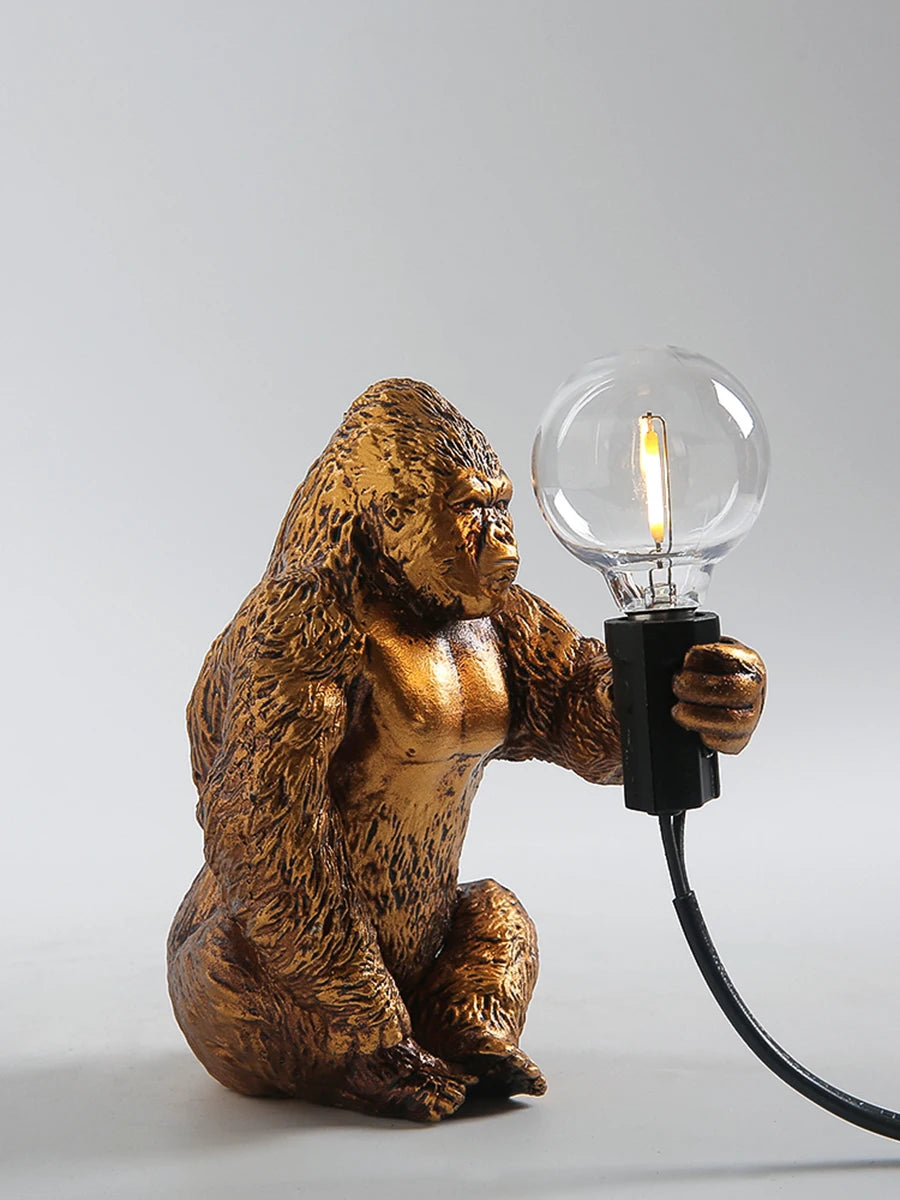 Đèn Bàn Resin Hình King Kong Nordic