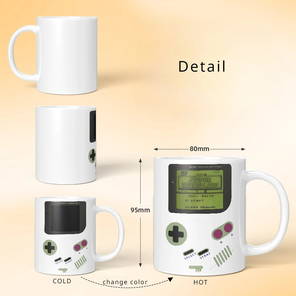 Ly Sứ Cà Phê Biến Nhiệt Hình Máy Chơi Game
