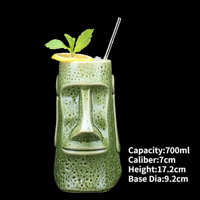 Ly Sứ Tiki Mug Moai