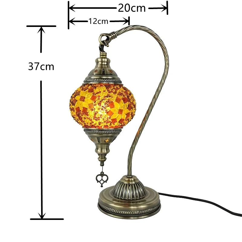 Bộ Nguyên Liệu Tự Làm Đèn Bàn Khảm Mosaic