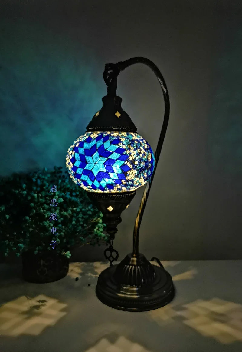 Bộ Nguyên Liệu Tự Làm Đèn Bàn Khảm Mosaic