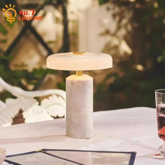 Đèn Bàn Cảm Ứng LED Vân Đá