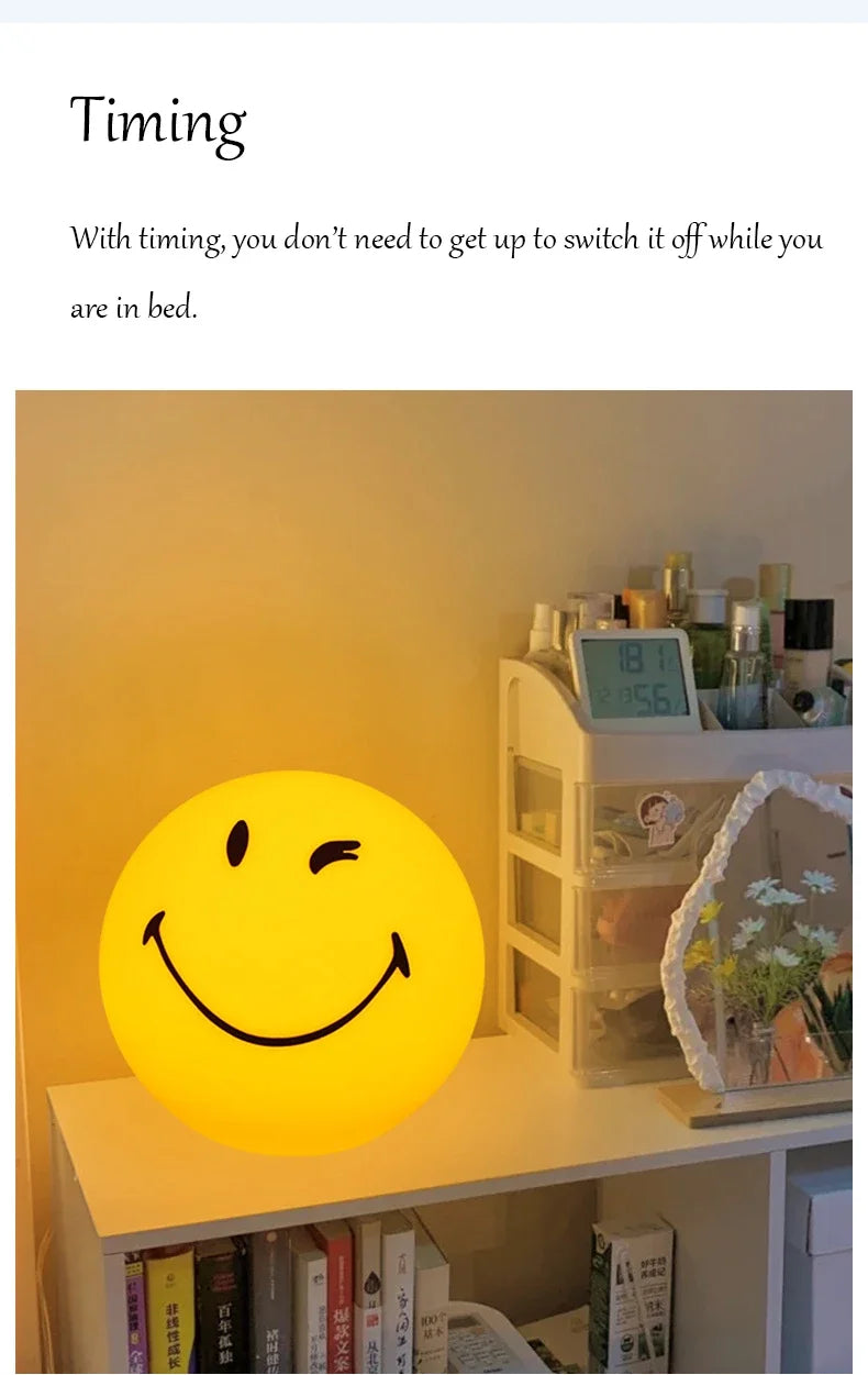 Đèn Ngủ Mặt Cười Wink Sphere