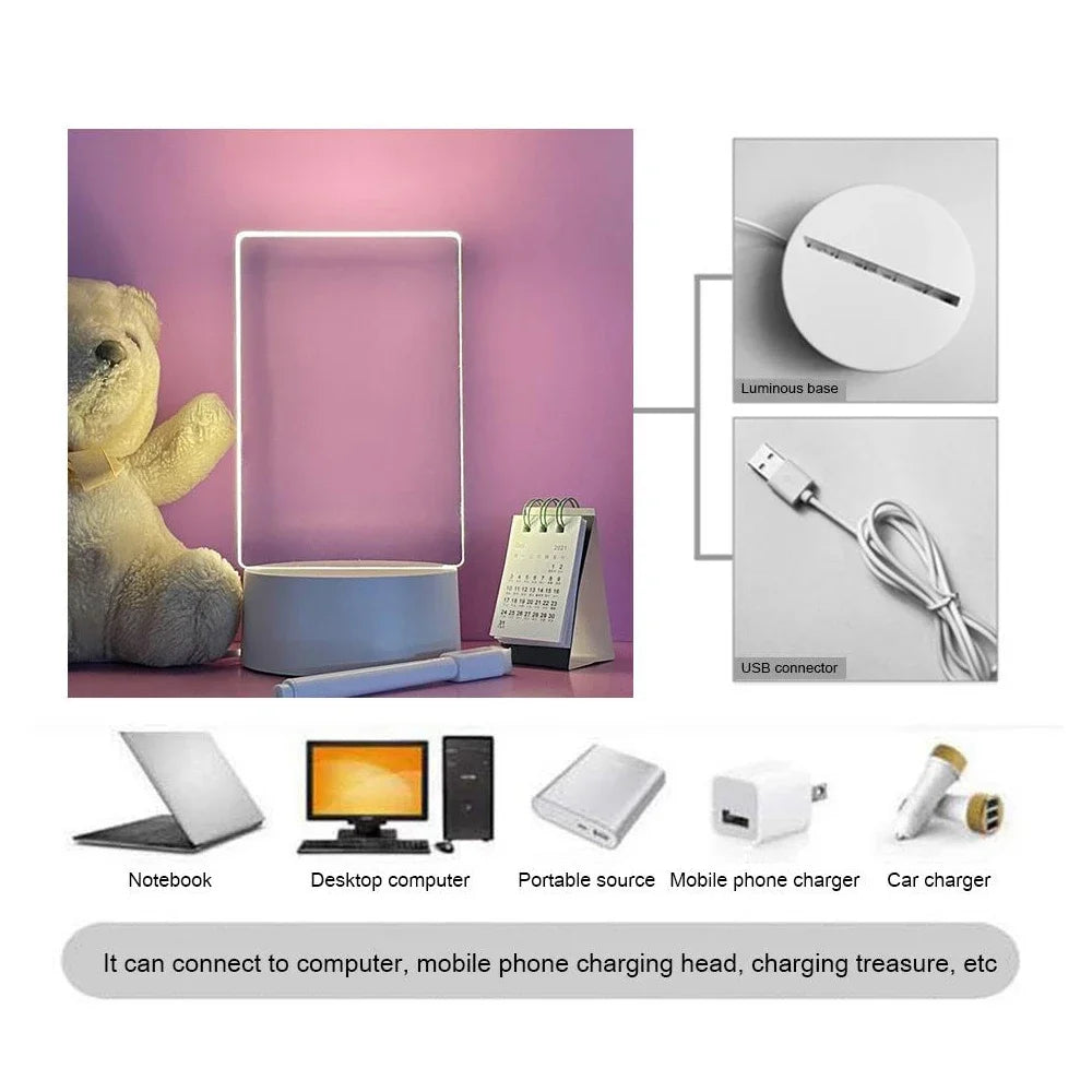 Bảng Viết LED Sáng Tạo