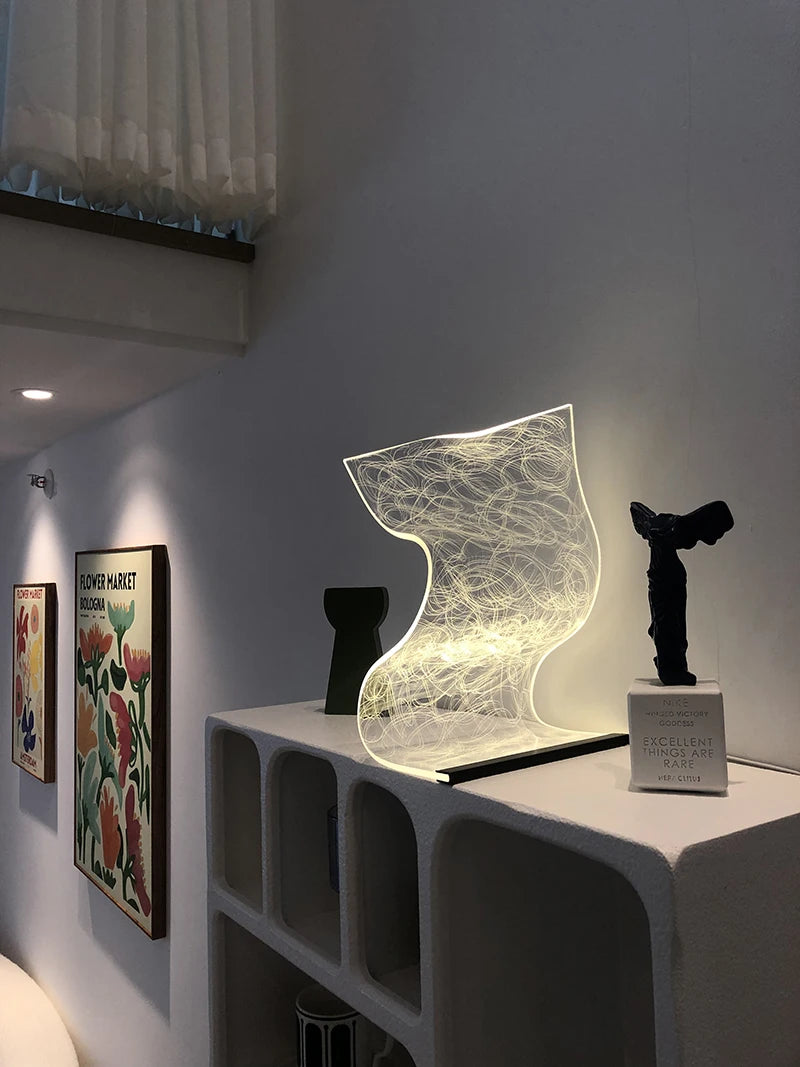 Đèn Bàn LED Acrylic