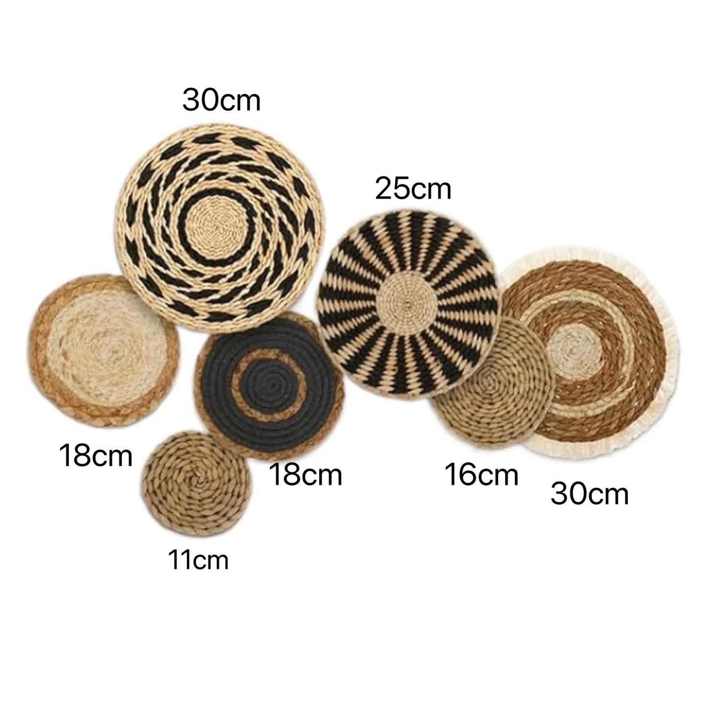 Đồ Treo Tường Boho Bằng Cỏ Tự Nhiên