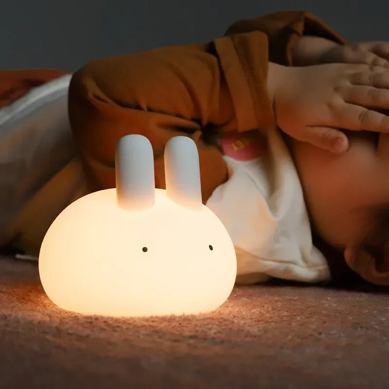 Đèn Ngủ Hình Thỏ Silicone