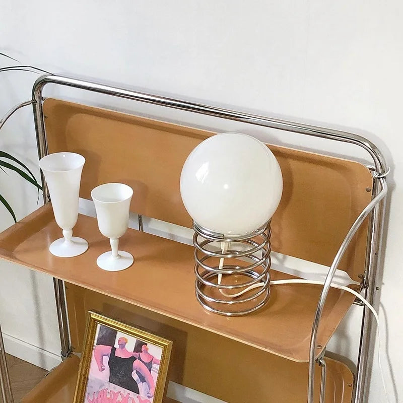 Đèn Bàn Thủy Tinh Phong Cách Bauhaus