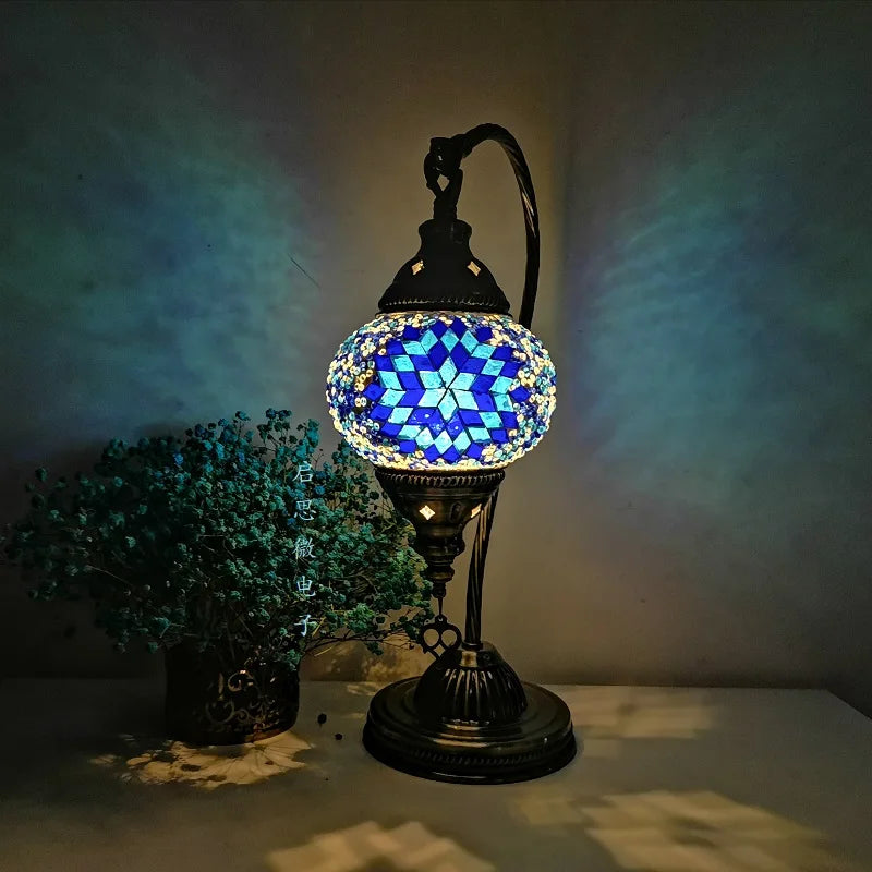 Bộ Nguyên Liệu Tự Làm Đèn Bàn Khảm Mosaic