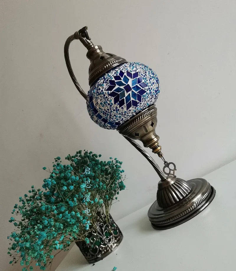 Bộ Nguyên Liệu Tự Làm Đèn Bàn Khảm Mosaic
